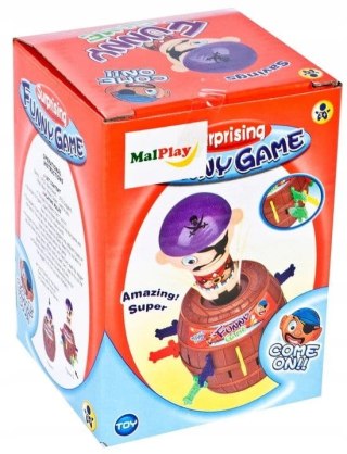 Gra Zręcznościowa Piracka Beczka Szalony Pirat #G2