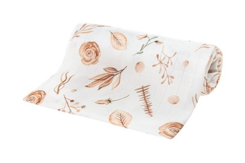 0365 PIELUSZKA BAMBUSOWA 75x75 KWIATY BOHO