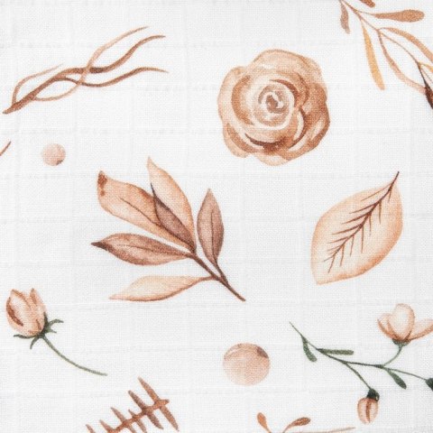 0365 PIELUSZKA BAMBUSOWA 75x75 KWIATY BOHO