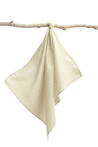 PIELUCHA MUŚLINOWA BEŻOWY GŁADKI 70 X 80