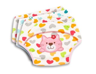 MAJTKI TRENINGOWE Z HAFTEM DZIEWCZYNKA OPAKOWANIE 3SZT