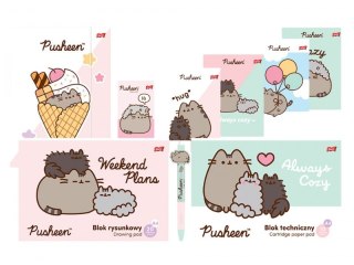 Teczka z Gumką Pusheen The Cat Kotek 9 elementów