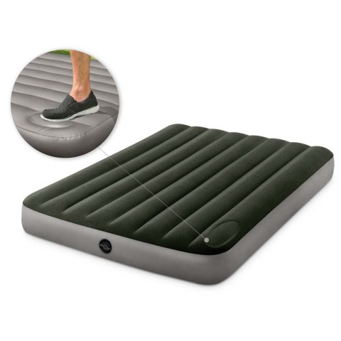 Materac dmuchany 191x137x25 cm z wbudowaną pompką nożną INTEX 64762