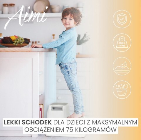 TABORET SCHODKI AIMI GREY