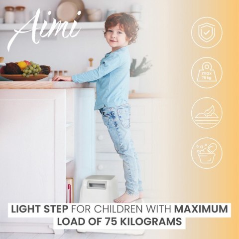 TABORET SCHODKI AIMI GREY