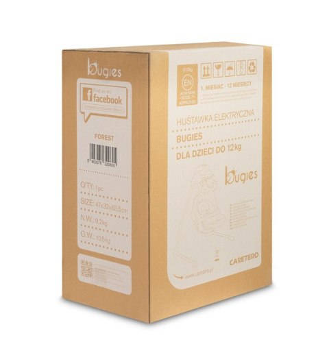 HUŚTAWKA ELEKTRYCZNA BUGIES FOREST