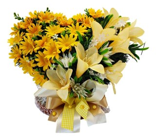 STROIK SERCE NA CMENTARZ GRÓB DEKORACJA ROCZNICA ŚMIERCI