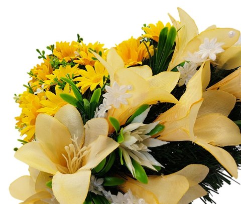 STROIK SERCE NA CMENTARZ GRÓB DEKORACJA ROCZNICA ŚMIERCI