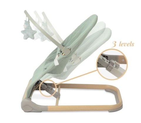 5725 NESSO DARK CREAM LEŻACZEK + TORBA