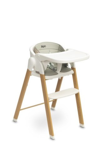 KRZESEŁKO DO KARMIENIA 3W1 TRIPLO GREY