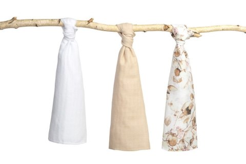 PIELUCHA MUŚLINOWA BEŻOWY (Opak - 3 szt)