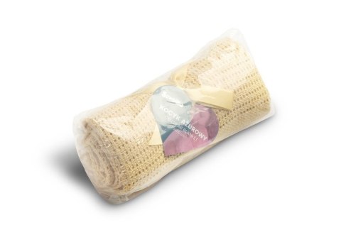 KOC AŻUROWY MOLI BEŻ KAWA