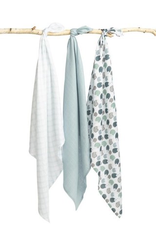 PIELUCHA BAMBUSOWA 3-pak JEŻYK BLUE 70X80