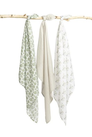 PIELUCHA BAMBUSOWA 3-pak SŁONIK GREY 70X80