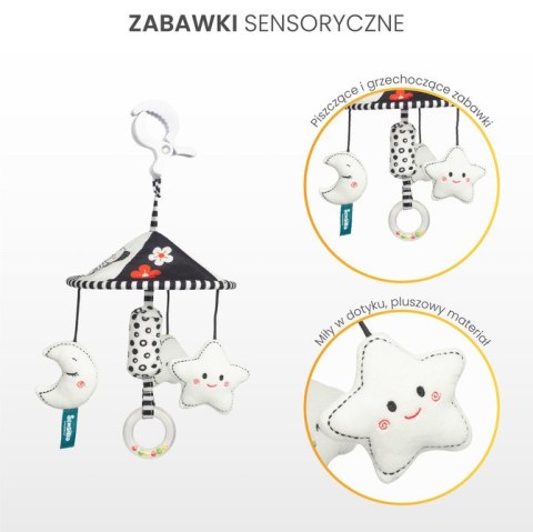 BLACK&WHITE KARUZELA DO WÓZKA GWIAZDKA