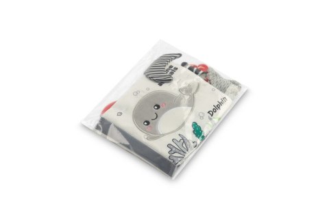 BLACK&WHITE KSIĄŻECZKA MATERIAŁOWA DELFIN