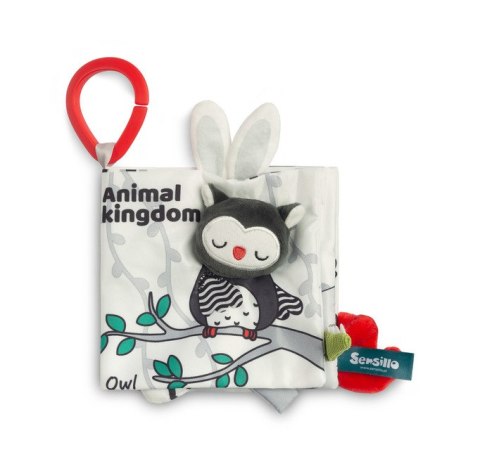 BLACK&WHITE KSIĄŻECZKA MATERIAŁOWA SOWA