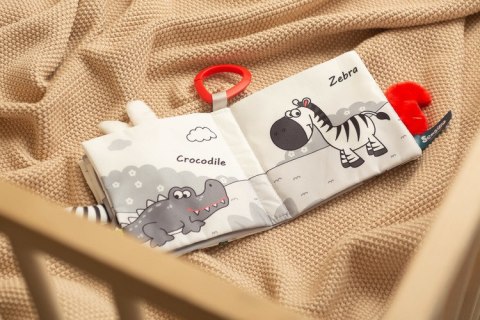 BLACK&WHITE KSIĄŻECZKA MATERIAŁOWA SOWA