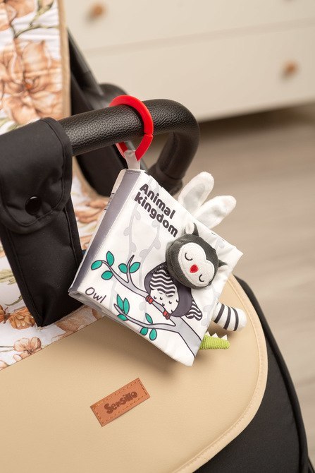 BLACK&WHITE KSIĄŻECZKA MATERIAŁOWA SOWA