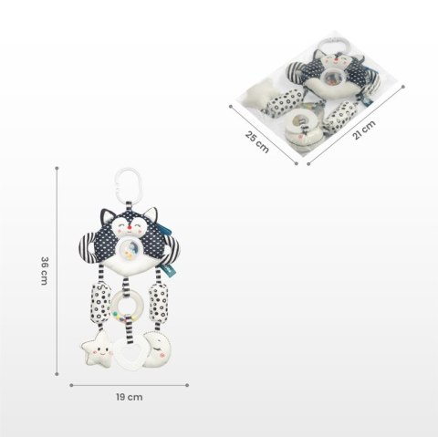 BLACK&WHITE ZABAWKA PODRÓŻNA SŁONIK