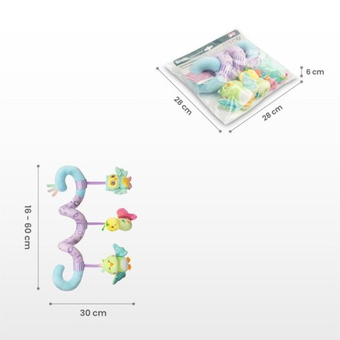 COLORFUL SPRĘŻYNKA EDUKACYJNA DINO