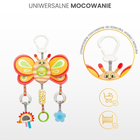 COLORFUL ZABAWKA PODRÓŻNA MOTYLEK