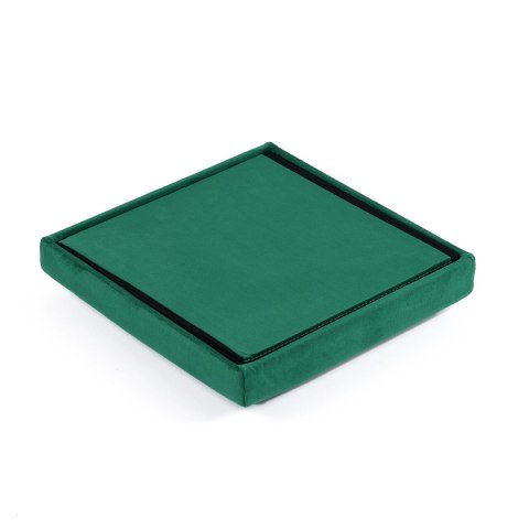 Pufa składana M - 30x30x30cm aksamit zielony Pufa składana M - 30x30x30cm aksamit zielony