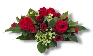 SZTUCZNE RÓŻE DEKORACJA DO WNĘTRZA DO SALONU POKOJU NA STÓŁ