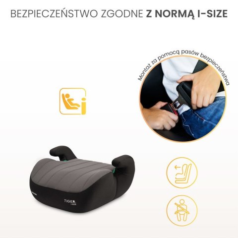 FOTELIK TIGER I-SIZE BLACK (125-150)