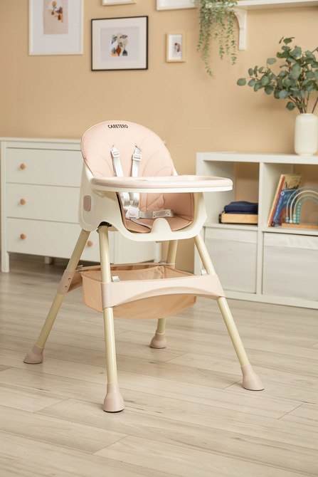 KRZESEŁKO DO KARMIENIA 2W1 BILL PINK