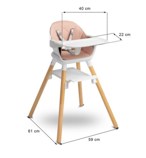 KRZESEŁKO DO KARMIENIA BRAVO MINT