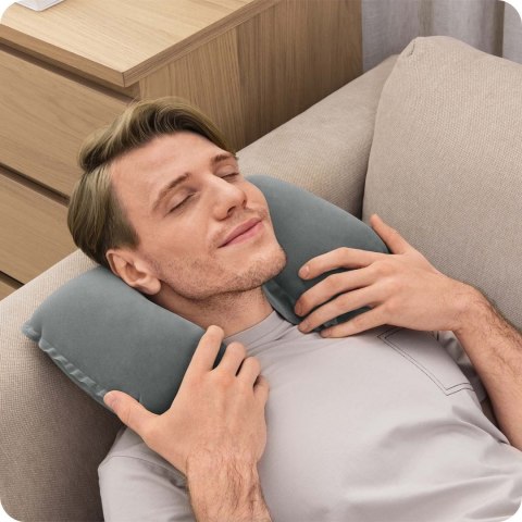 Poduszka turystyczna rogal 37 x 24 x 10 cm Bestway 67006 szary