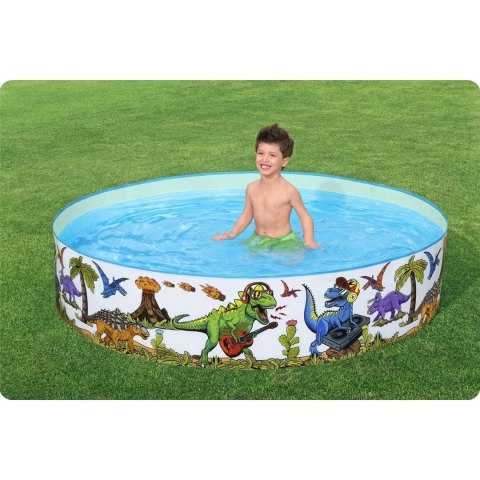 Basen ogrodowy Dinozaury 244 x 46 cm Bestway 55001