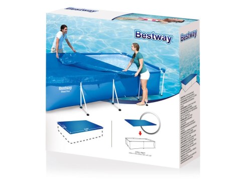 Pokrywa do basenu stelażowego 259 x 170 cm Bestway 58105