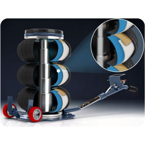 Podnośnik samochodowy pneumatyczny 3,5 t Humberg HM-382