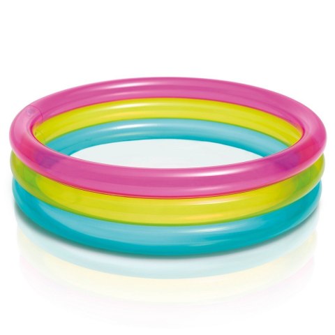 Basen dmuchany Tęcza 3 pierścienie 86 x 25 cm INTEX 57104