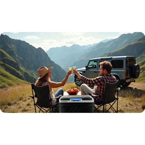 Lodówka kompresorowa turystyczna Icemax 402 Berdsen 40 litry - czarna