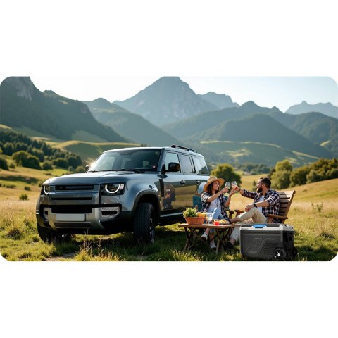 Lodówka kompresorowa turystyczna Icemax 402 Berdsen 40 litry - czarna