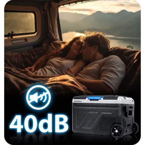 Lodówka kompresorowa turystyczna Icemax 402 Berdsen 40 litry - czarna