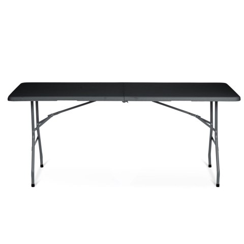 Stół ogrodowy składany 180 cm Plonos czarny