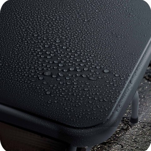 Stół ogrodowy składany 180 cm Plonos czarny