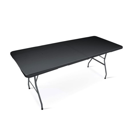 Zestaw ogrodowy składany ławka + 2 ławki 180 cm Plonos czarny