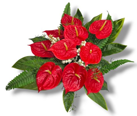 DUŻY STROIK NA CMENTARZ GRÓB XXL KWIATY NA GRÓB MISA Z OBCIĄŻENIEM