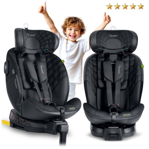 Fotelik samochodowy Nukido Aero Line czarny 0-36 kg ISOFIX