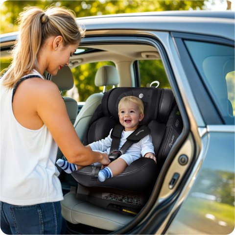 Fotelik samochodowy Nukido Aero Line czarny 0-36 kg ISOFIX