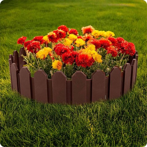 Obrzeże ogrodowe Plonos 240 cm PL-960 brązowe