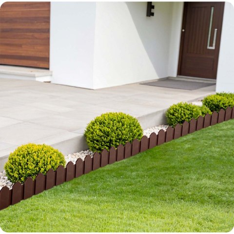 Obrzeże ogrodowe Plonos 240 cm PL-960 brązowe