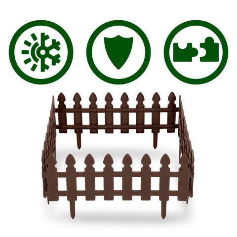 Obrzeże ogrodowe Plonos 240 cm PL-963 brązowe