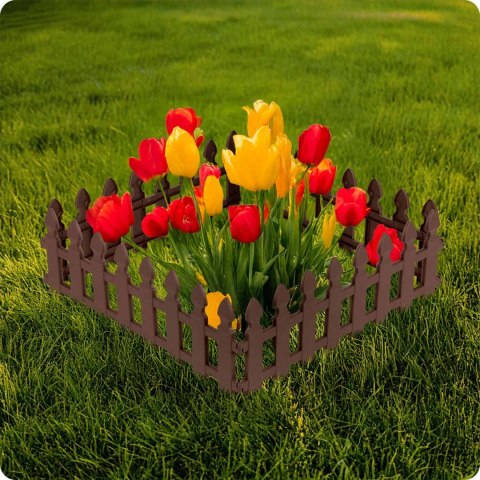 Obrzeże ogrodowe Plonos 240 cm PL-963 brązowe