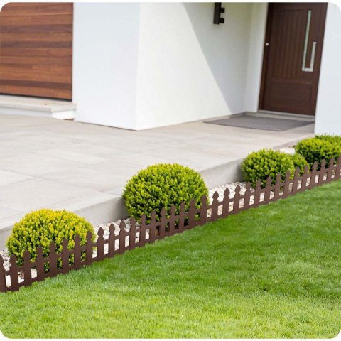 Obrzeże ogrodowe Plonos 240 cm PL-963 brązowe